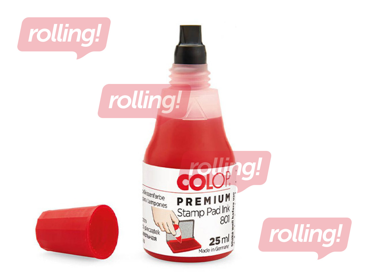 Templitint Colop, punane, 25ml