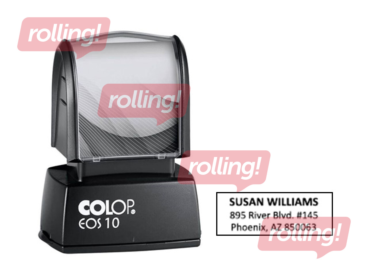 Zīmogs pēc pasūtījuma, EOS Printer 10 WEB