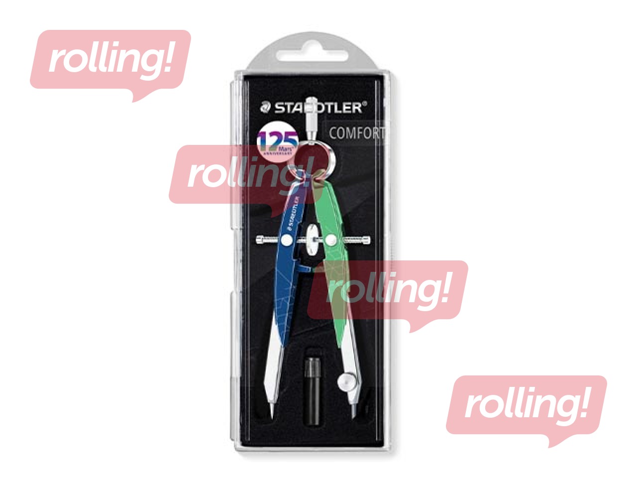 Compass Staedtler, 556, metal, green/blue