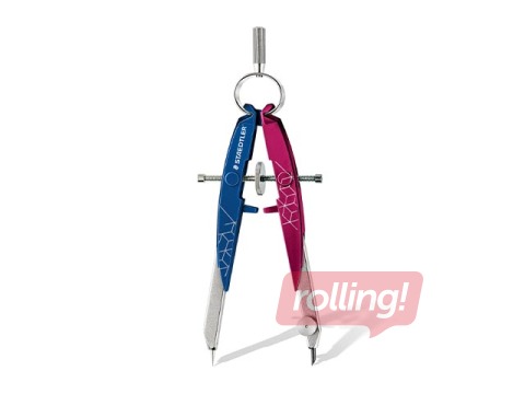 Циркуль Staedtler, 556, металлический, розовый/синий
