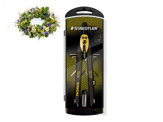 Cirkulis Staedtler Norix 555, dzeltens +Līgo dāvana!