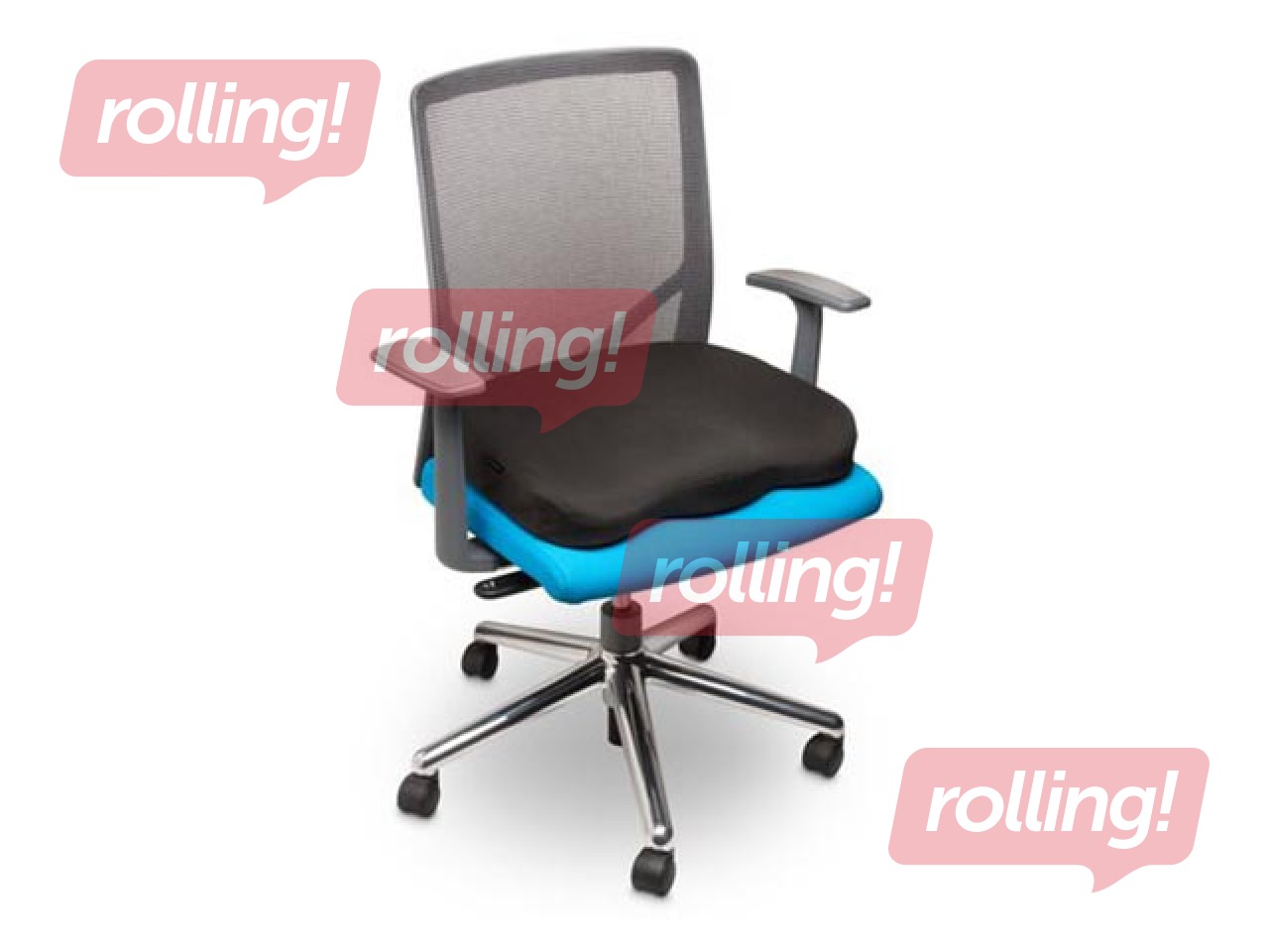 Krēsla paliktnis Kensington Ergonomic Memory Foam, melns