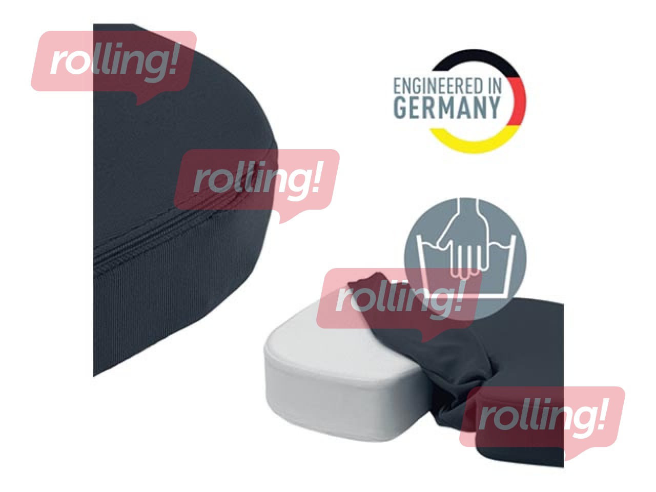 Seat Cushion Leitz Ergo Cosy, Velvet Grey
