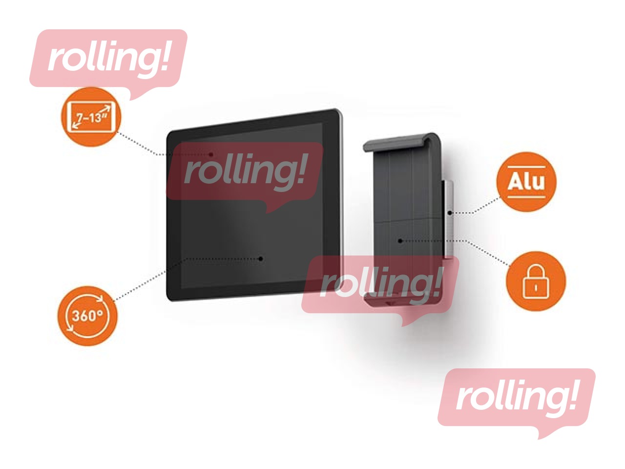 Tablet holder wall Durable