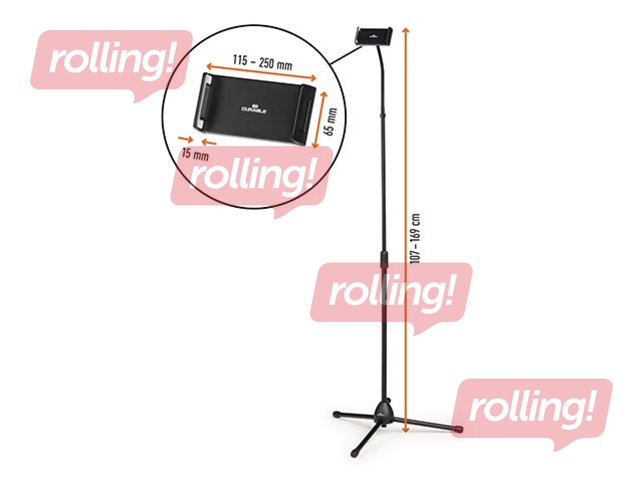 Tablet Holder Durable Twist Floor