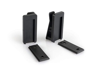 Planšetdatora sienas turētāji Durable, melni, 2 gab.
