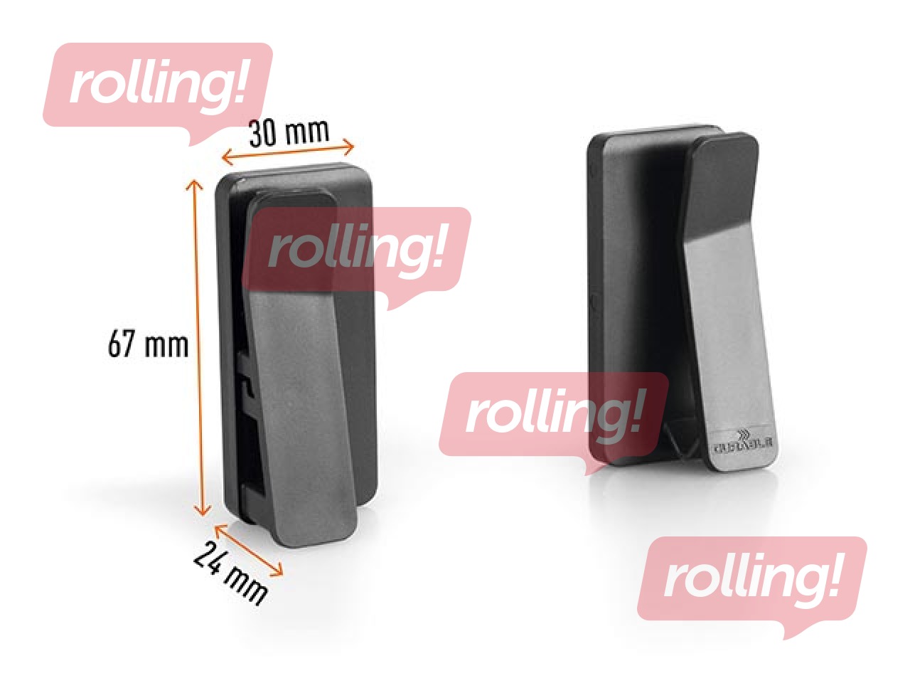 Tahvelarvuti seinahoidik Durable, must, 2 tk.