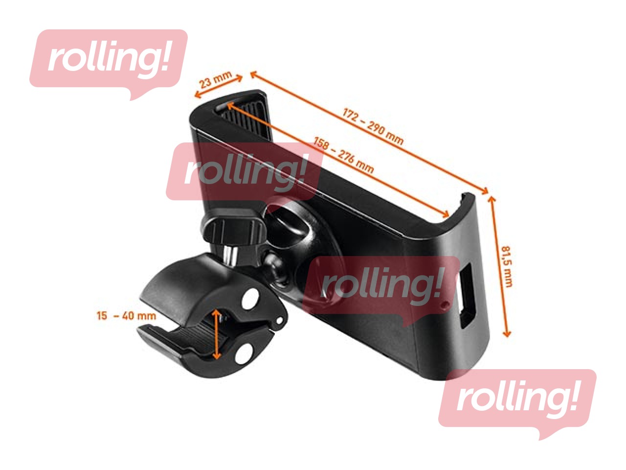 Tahvelarvuti hoidja Durable, Tough, Clamp, XL