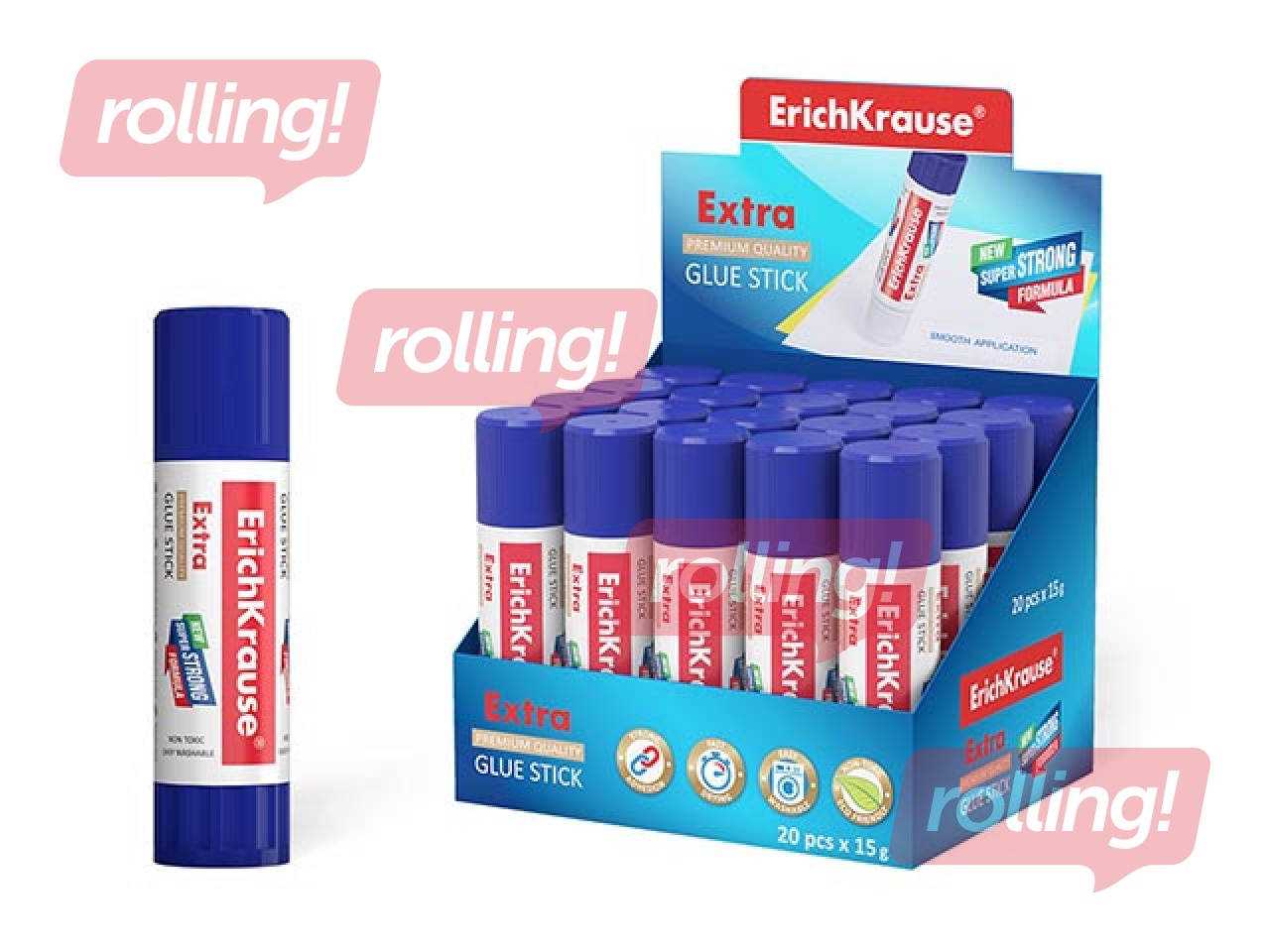Glue stick ErichKrause Extra, 15g