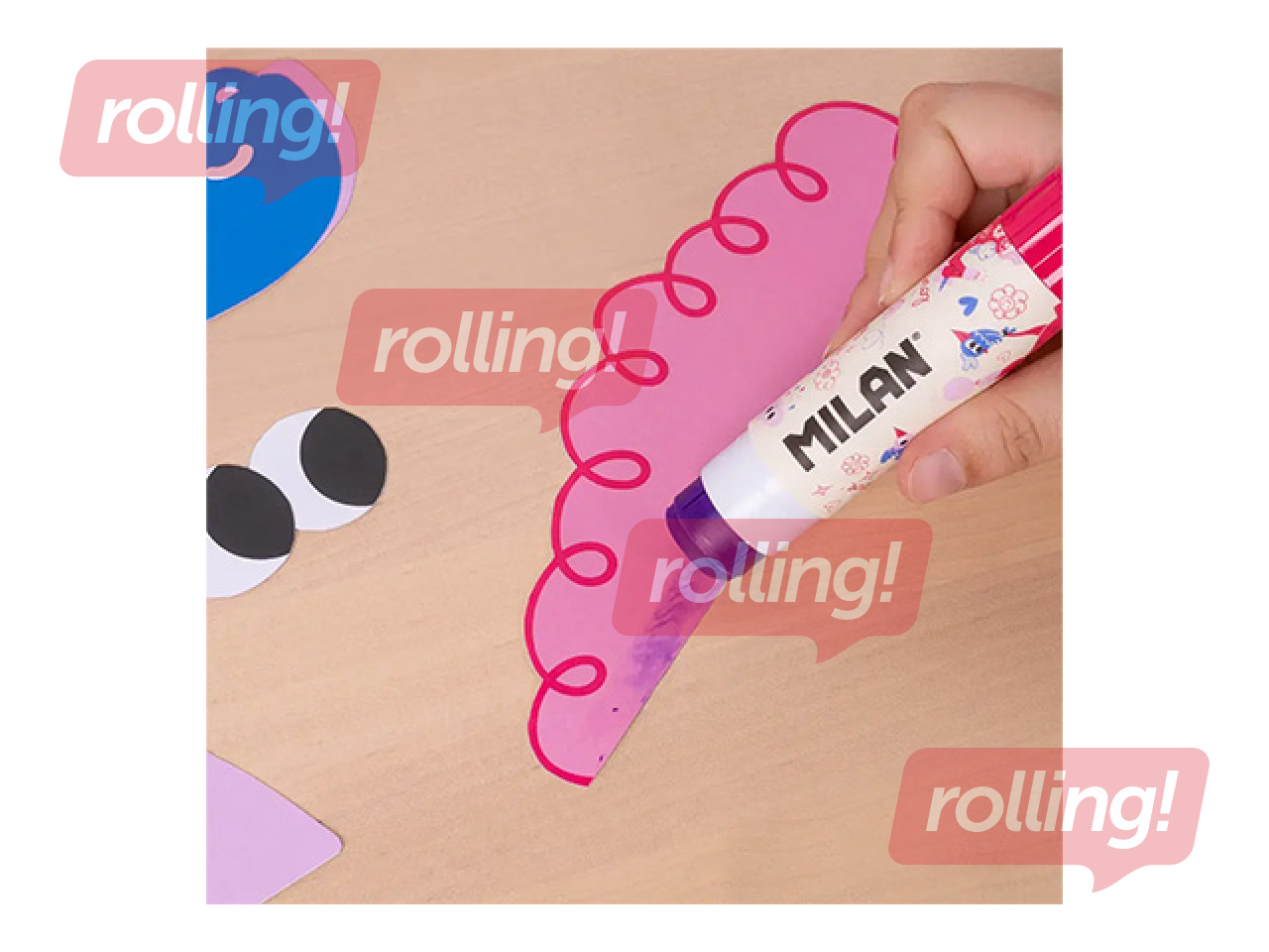 Клей-карандаш Milan Flowicorn, 21г