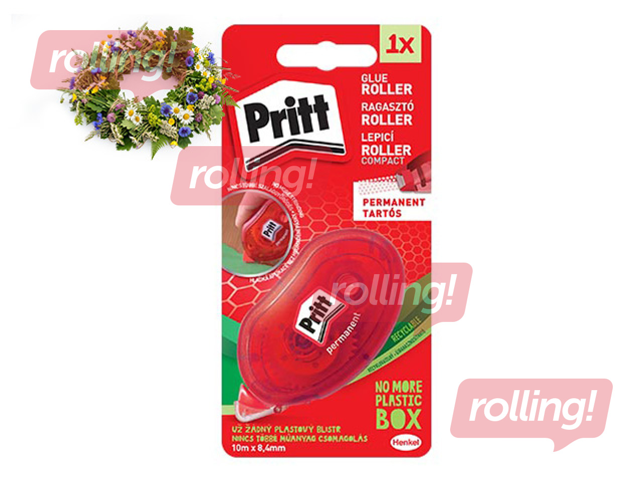 Liimilint Pritt, 8.4mm x 10m, püsiv +Jaanipäeva kingitus!