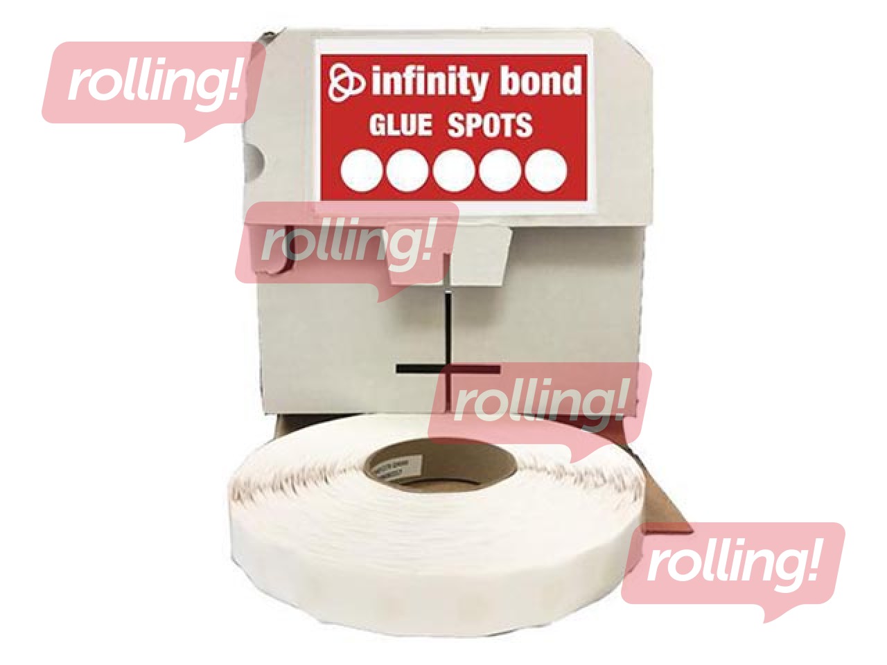 Līmes punkti Hotmelt, augsta lipības pakāpe, 10mm x 1000 punkti