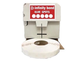 Glue points Hotmelt, low degree of adhesivness, 10mm x 5000 dots