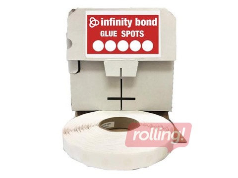 Glue points Hotmelt, medium degree of adhesivness, 10mm x 1000 dots 