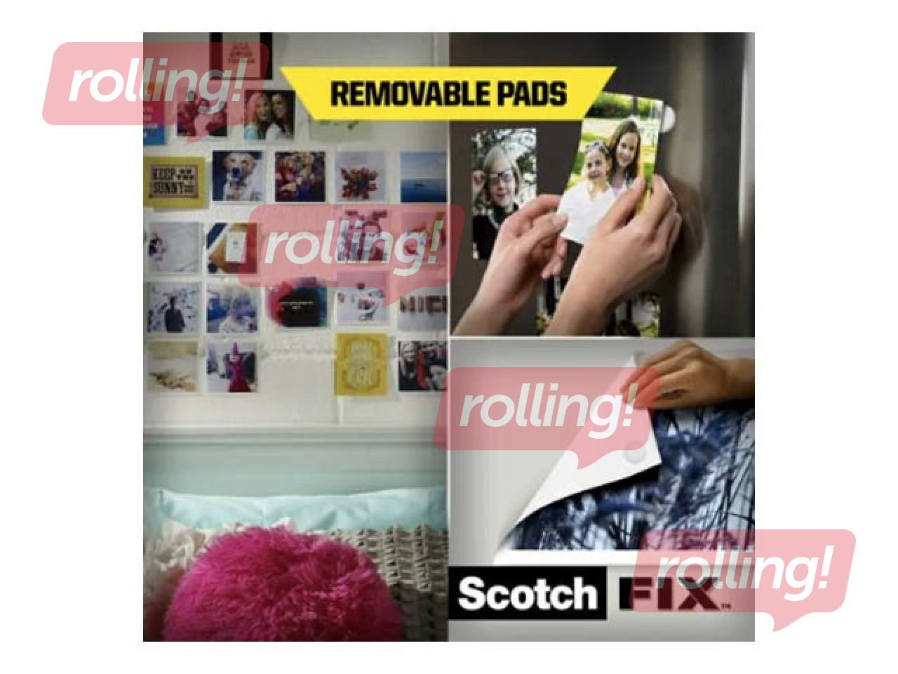 Клейкая масса Scotch, 11мм x 15мм, 36 шт.