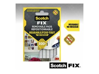 Removable Adhesive Pads Scotch, 1mm x 15mm, 36 pcs