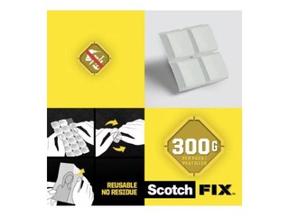 Removable Adhesive Pads Scotch, 1mm x 15mm, 36 pcs