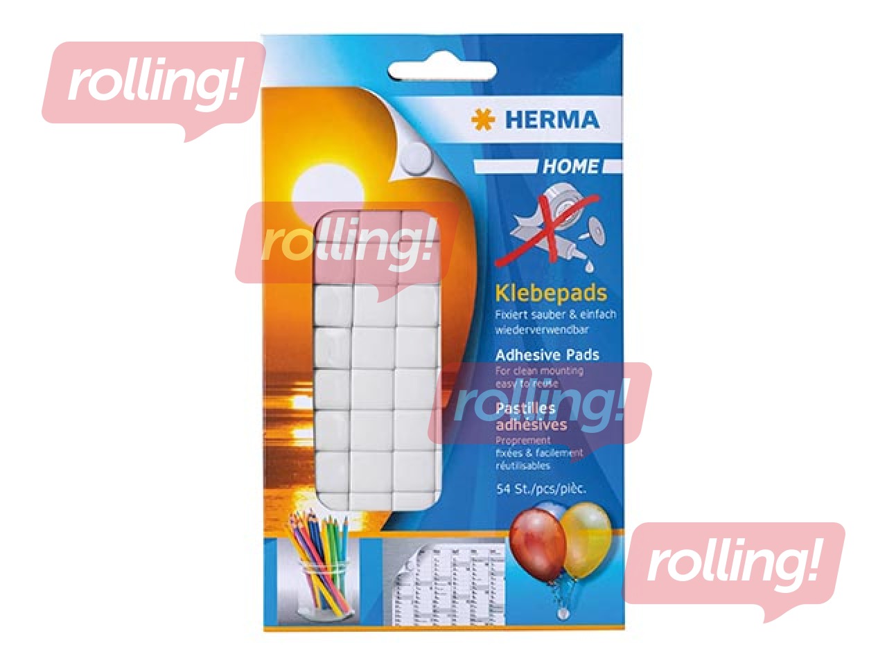 Adhesive mass Herma, 54 pcs.