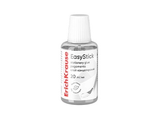 Liim ErichKrause, EasyStick, läbipaistev, pintsliga, 20ml