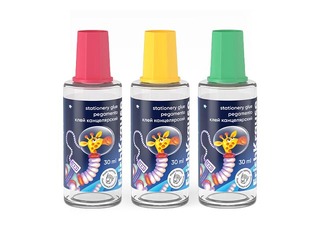 Glue ErichKrause, Space animals, transparent, with applicator, 30ml