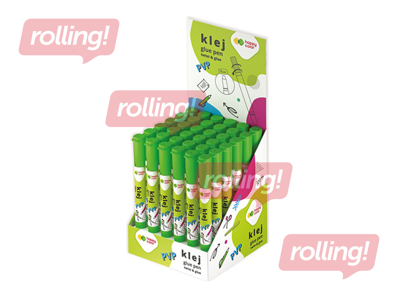 Glue roller Happy Color, 9mm