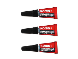 Līme universālā KORES, POWER GLUE GEL, 3x1g