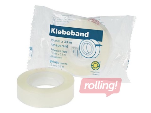 Adhesive Office Point, transparent, 15mm x 33m, 1 pc.