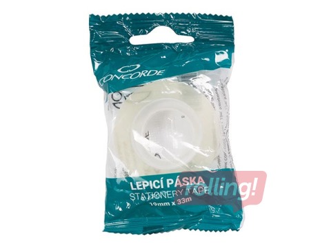Adhesive tape Concorde, transparent, 19mm x 33m