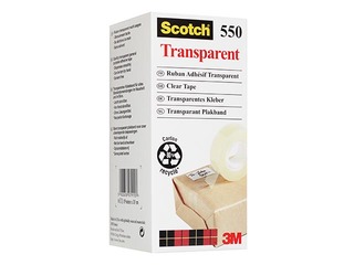 Tape 3M Scotch 550, transparent, 19mm x 33m, 1 pcs.