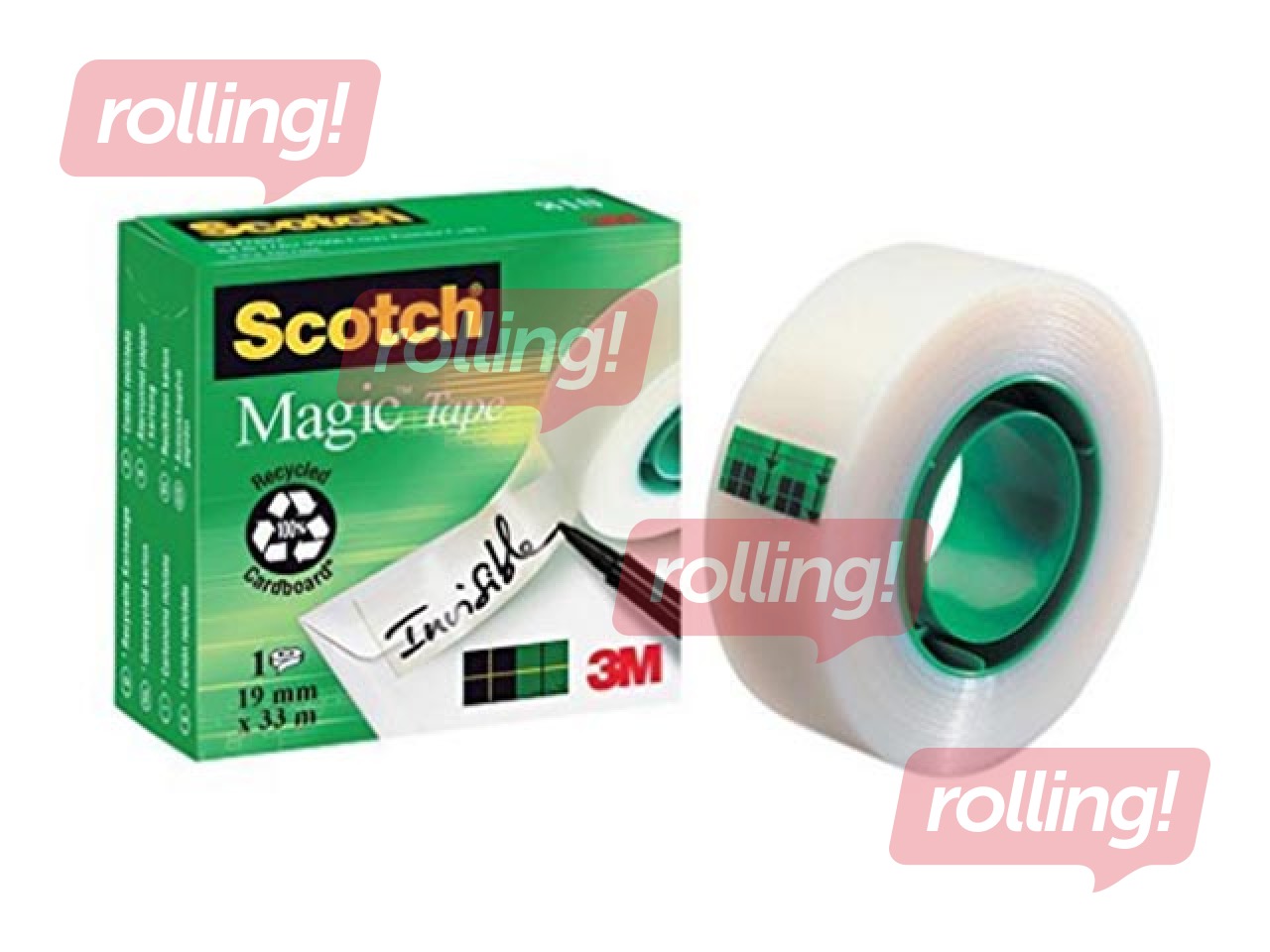 Kleeplint 3M Scotch Magic 810,12mmx33m,1 tk, matt