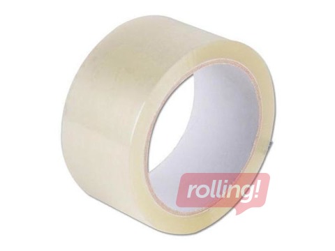 Pakketeip, 76mm х 66m, läbipaistev