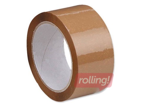 Pakketeip, 76mm x 66m, pruun