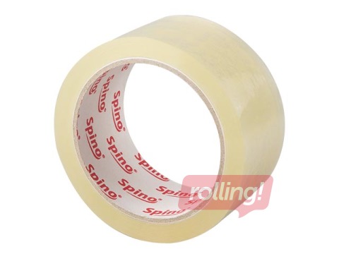 Pakketeip, Akril, läbipaistev, 48mm х 66m