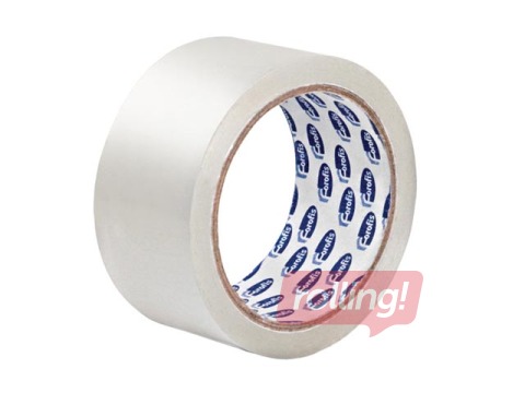 Pakketeip, läbipaistev, 48mm x 66m, 40mikronit