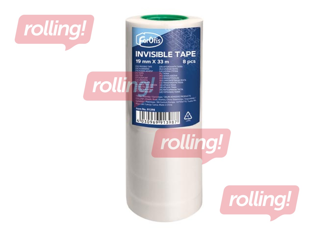 Teip Forofis, matt, läbipaistev, 19mm x 33m