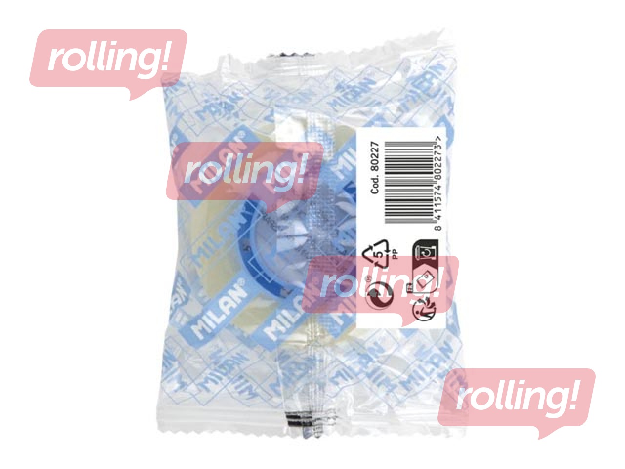 Muutmatu liimipaber, pakendatud eraldi, 19mm x 33m