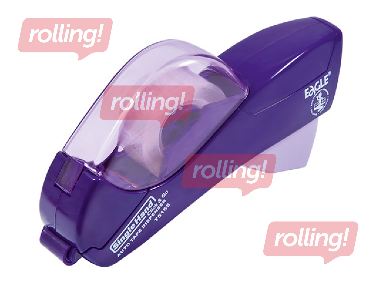 Teibirullide hoidik Eagle lindiga T5165AB, lilla, 33mm×19m ja 33mm×12m