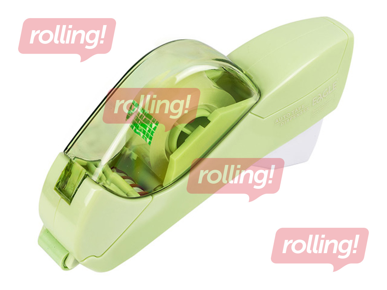 Teibirullide hoidik Eagle lindiga T5165AB, roheline, 33mm×19m ja 33mm×12m