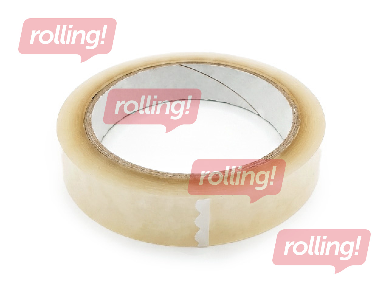 Transparent adhesive tape, inner core 76mm, 19mm x 66m