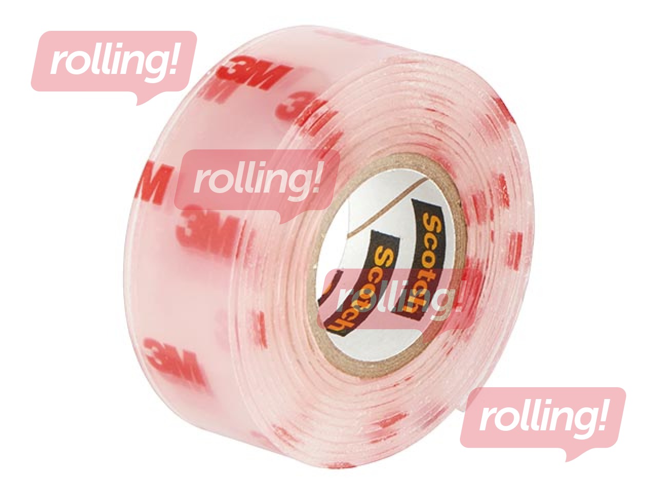 Kahepoolne teip 3M Scotch, 19mm x 1.5m, läbipaistev