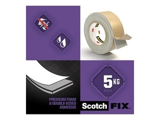 3M Scotch, Bath & Mirror kahepoolne kinnituslint, 19mm x 1.5m