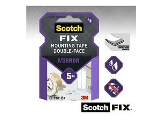 Mounting Tape 3M Scotch, Bath & Mirror, 19mm x 1.5m