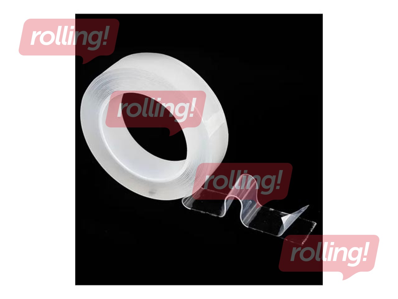 Tape Grand, double-sided, crystal clear, 30mm x 5m