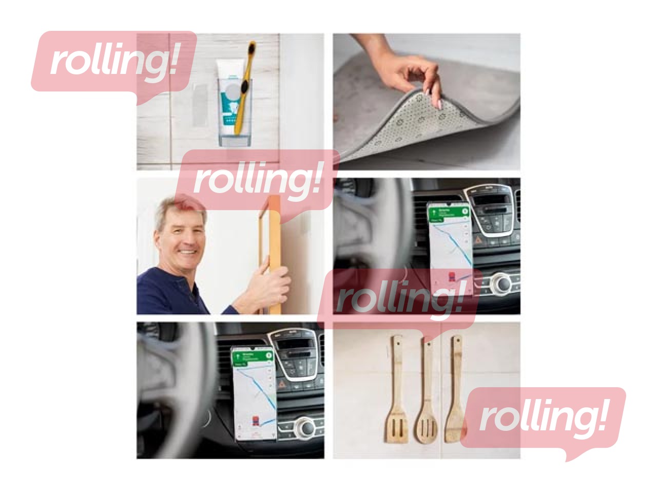 Tape Grand, double-sided, crystal clear, 30mm x 5m