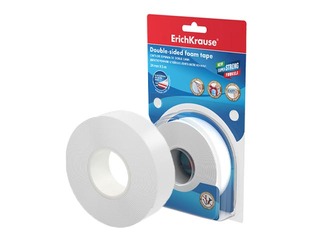 Double-sided foam tape ErichKrause, 24mm x 5m