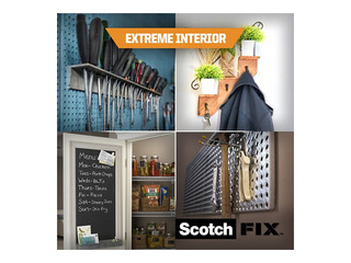 Kahepoolne kleeplint 3M Scotch Extreme, 19mm x 1.8m, montaažiks, valge