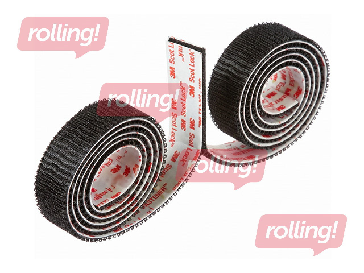 Kinnituslint kahepoolne 3M Scotch Extreme, 25mmx1m, must, 2 rulli