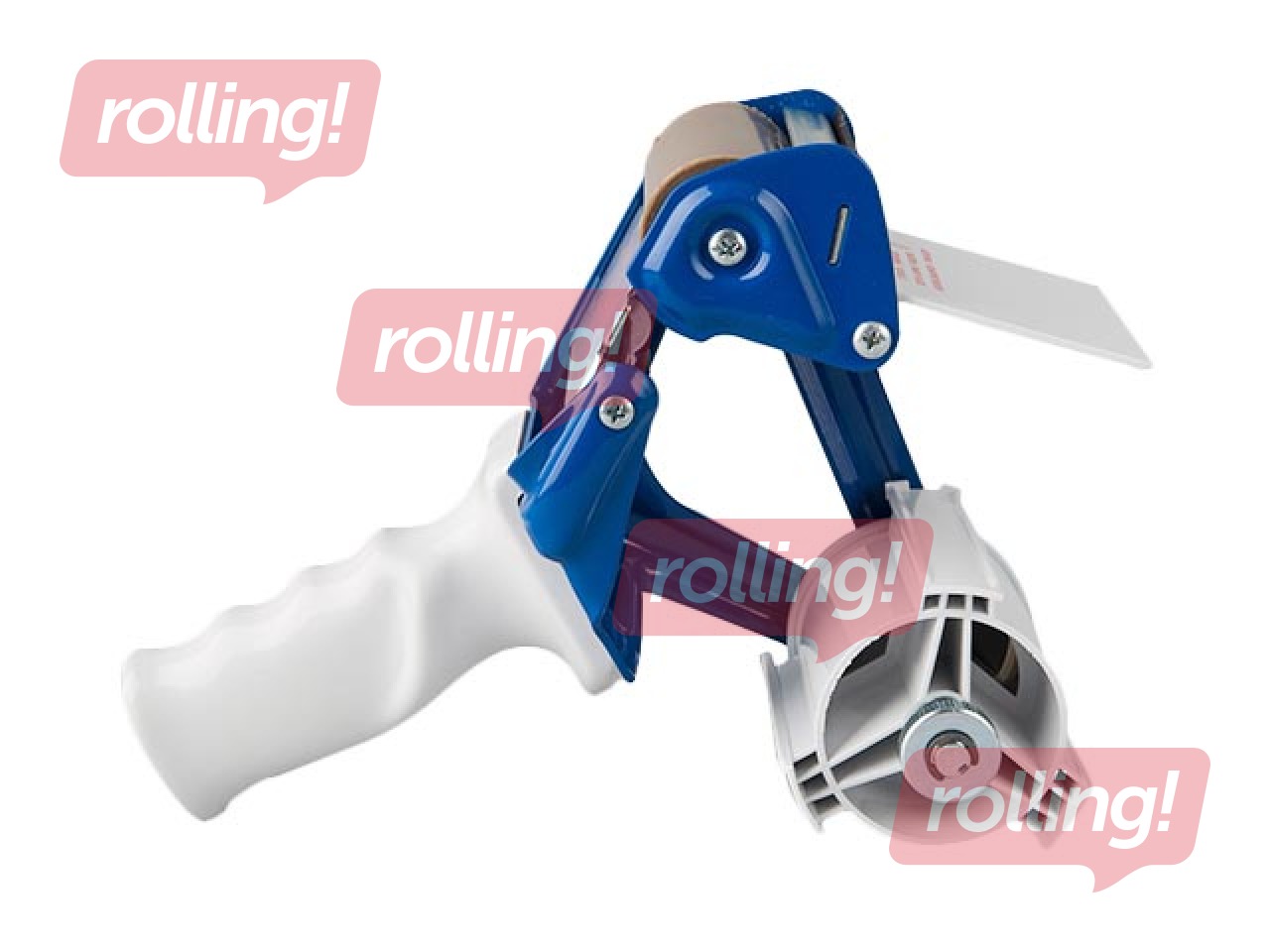 Tape dispenser, metal, 75mm