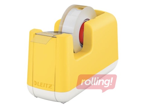 Teibi hoidja  Leitz Cozy koos teibirulliga, kollane