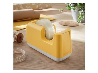 Teibi hoidja  Leitz Cozy koos teibirulliga, kollane